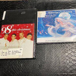 Christmas music CD 98 Degrees,Trans Siberian Orchestra 🤑 ANY CD OR BOOK 3 FOR 6